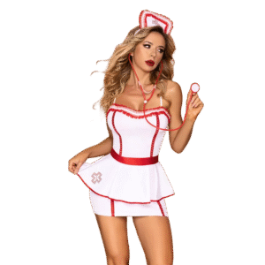 NightLush Heartbeat Healer | Seductive Nurse Roleplay Uniform Set
