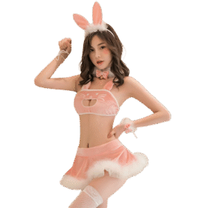 Feline Fever | Plush Cat-Shaped Split Roleplay Set