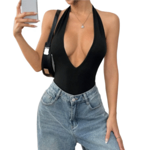 NightLush | Midnight Temptation Sexy Halter Backless Hot Girl Jumpsuit